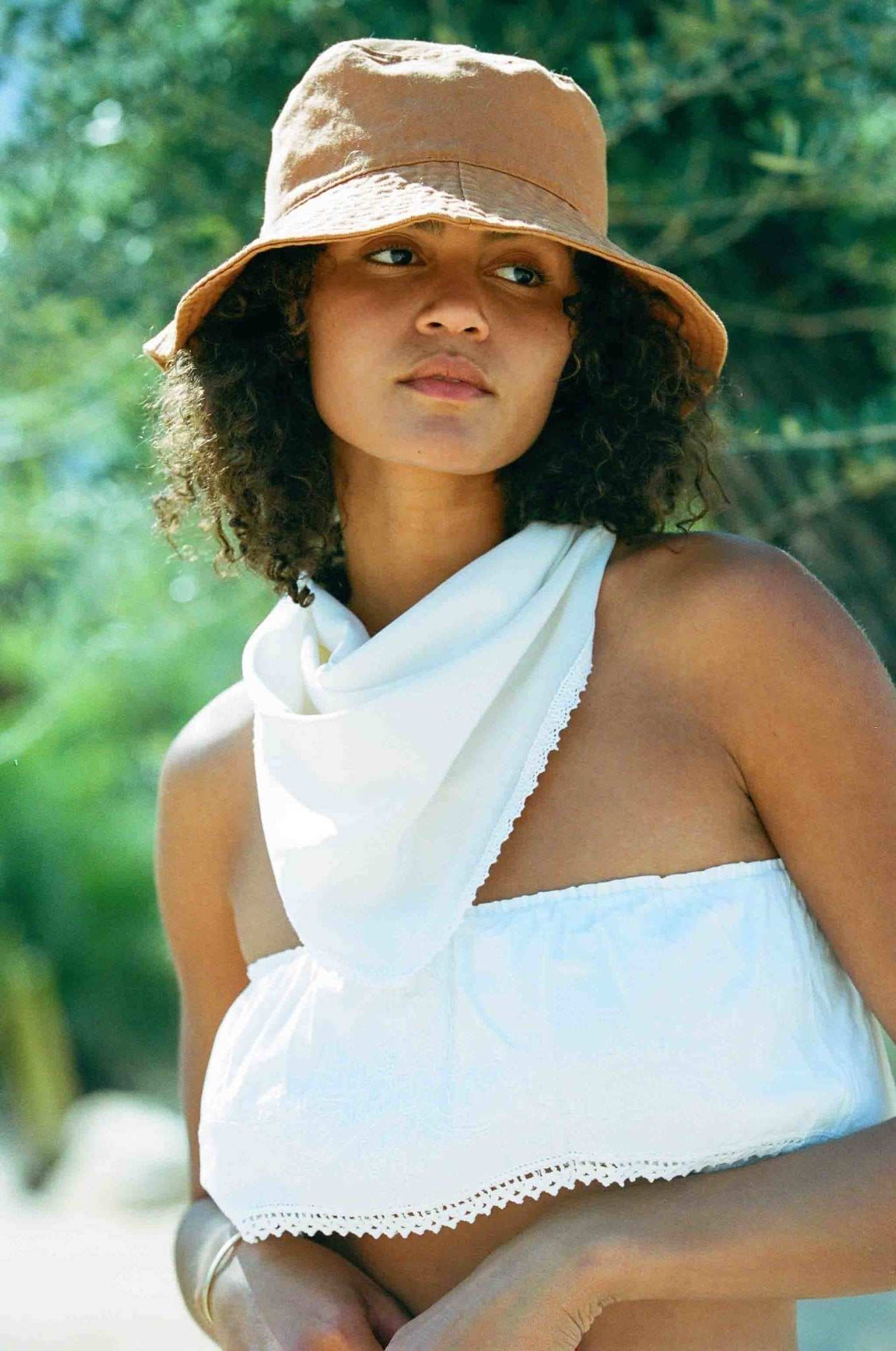 Penelope Ivory Silk Bandana