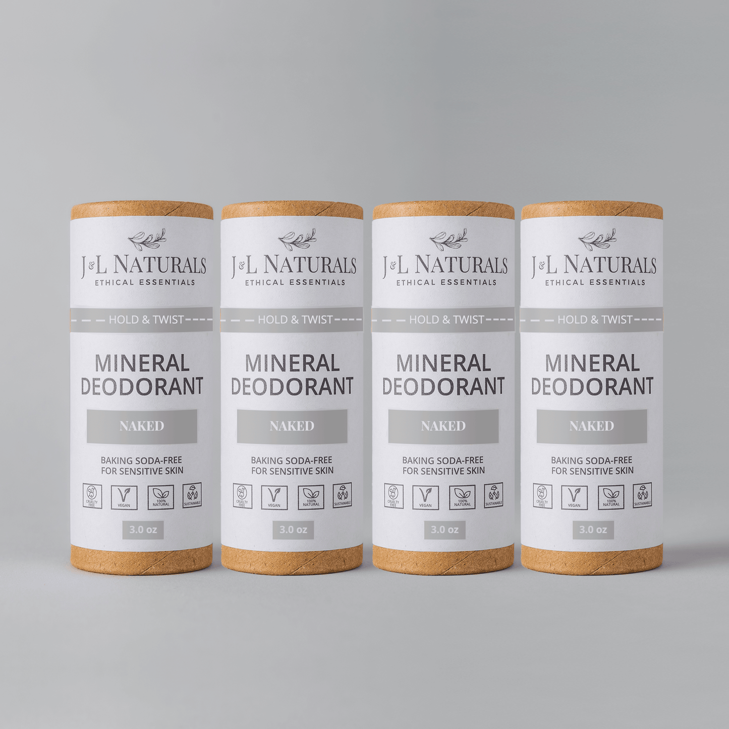 Mineral (Baking Soda-Free) Deodorant Bundle (4-Pack) - My American Goods