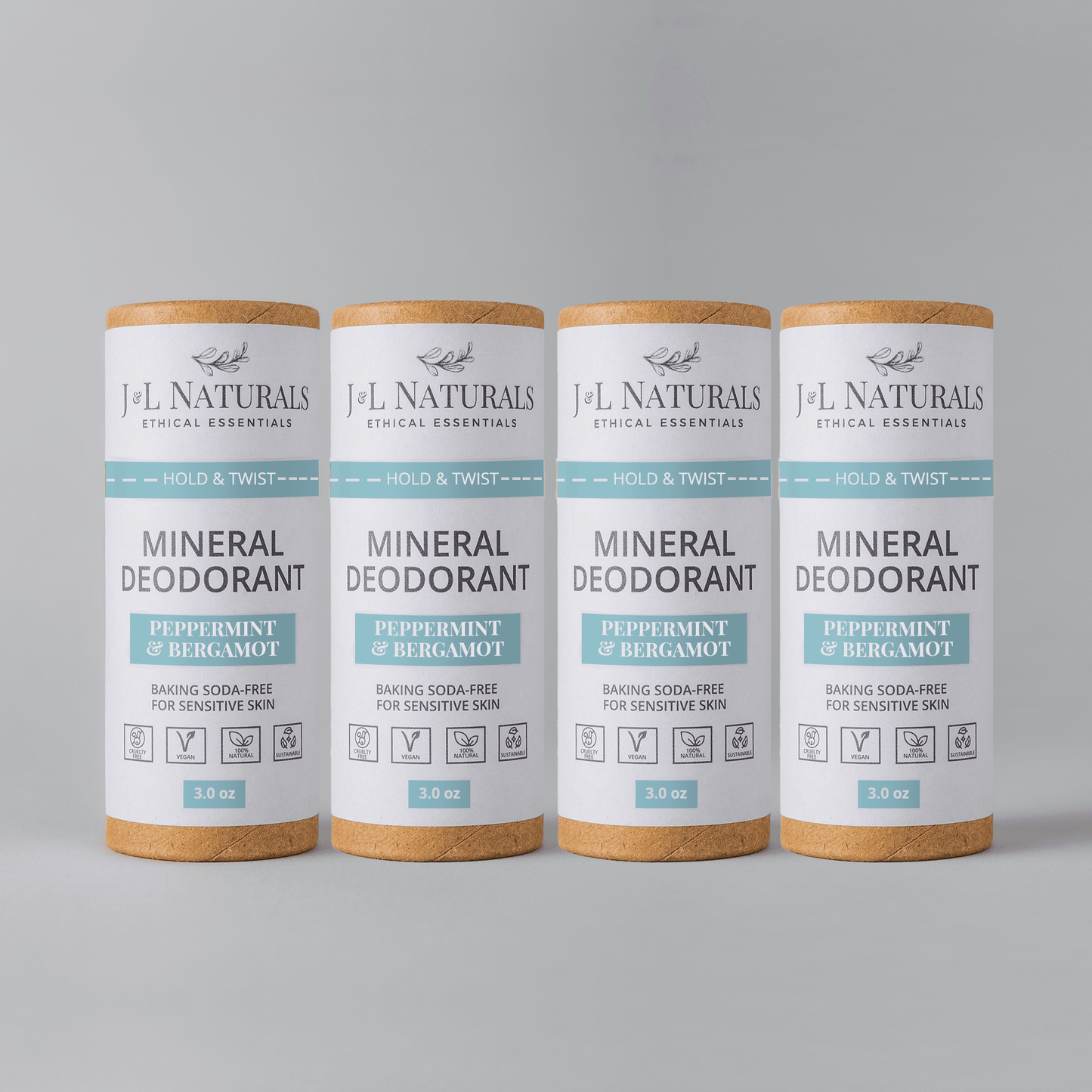 Mineral (Baking Soda-Free) Deodorant Bundle (4-Pack) - My American Goods