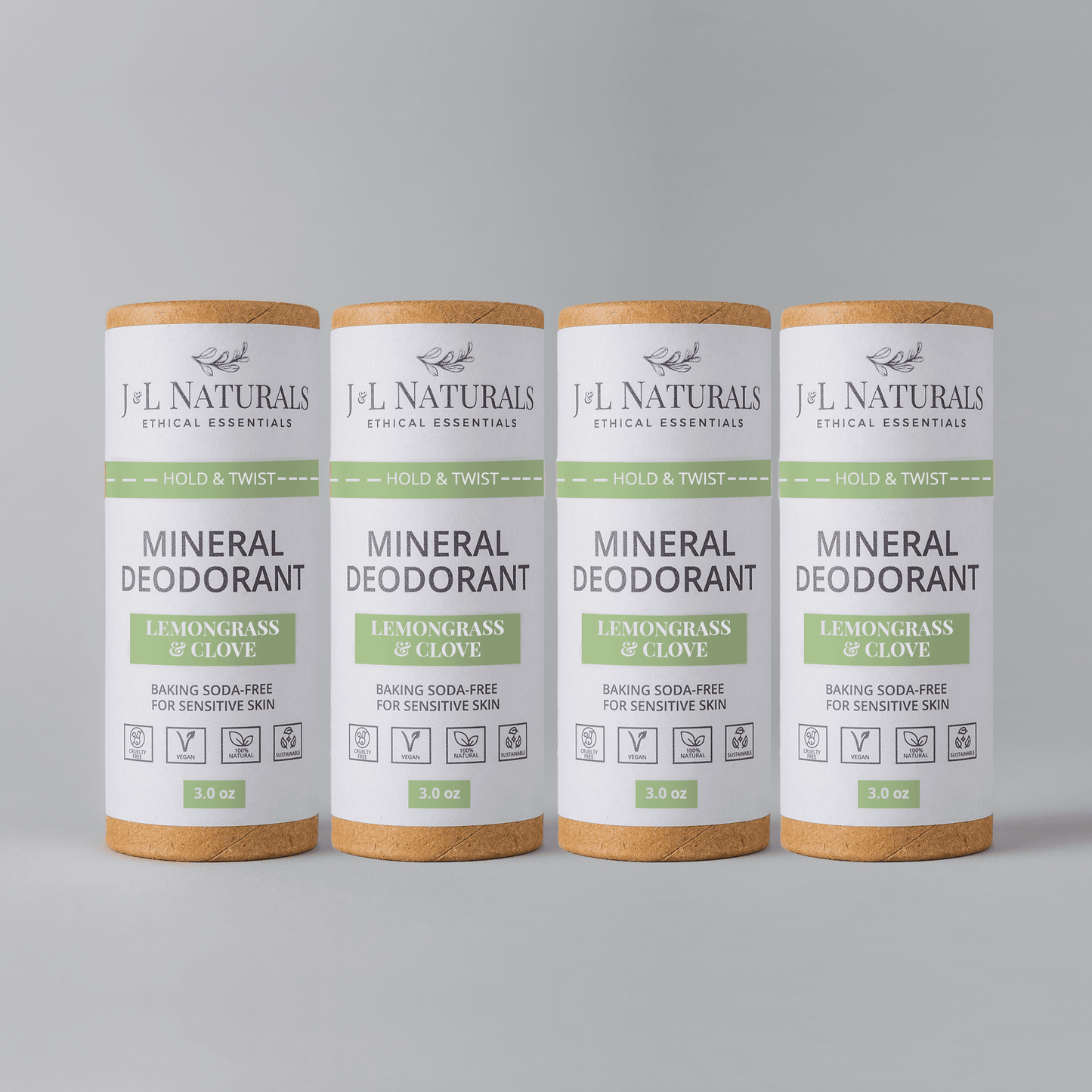 Mineral (Baking Soda-Free) Deodorant Bundle (4-Pack) - My American Goods