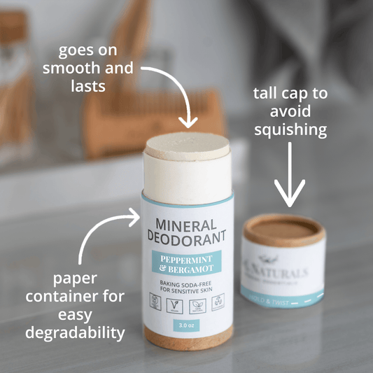 Mineral (Baking Soda-Free) Deodorant Bundle (4-Pack) - My American Goods