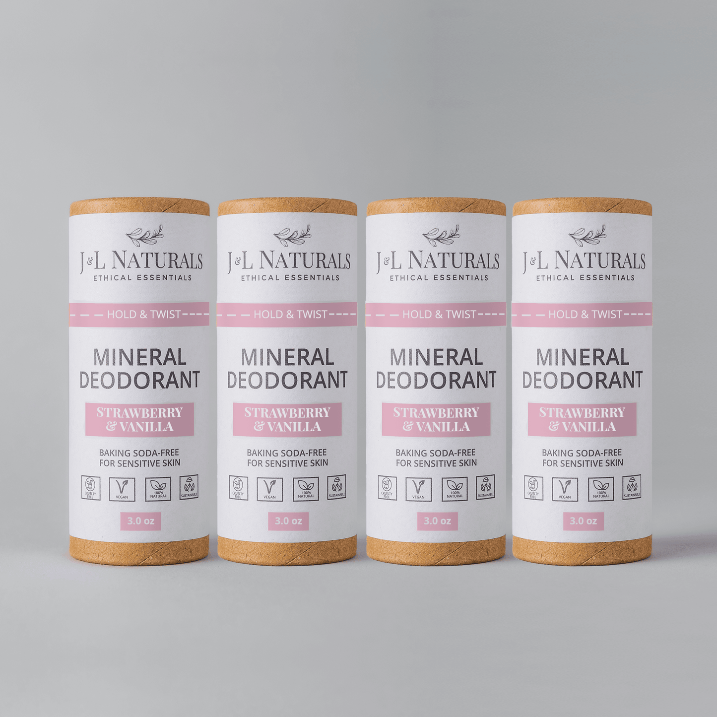 Mineral (Baking Soda-Free) Deodorant Bundle (4-Pack) - My American Goods