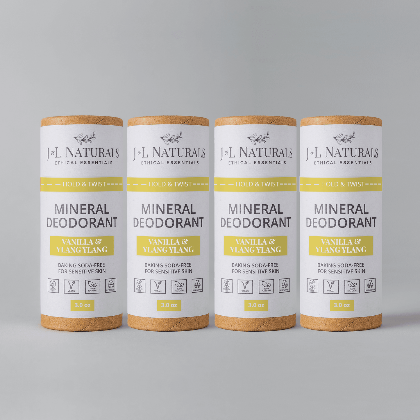Mineral (Baking Soda-Free) Deodorant Bundle (4-Pack) - My American Goods