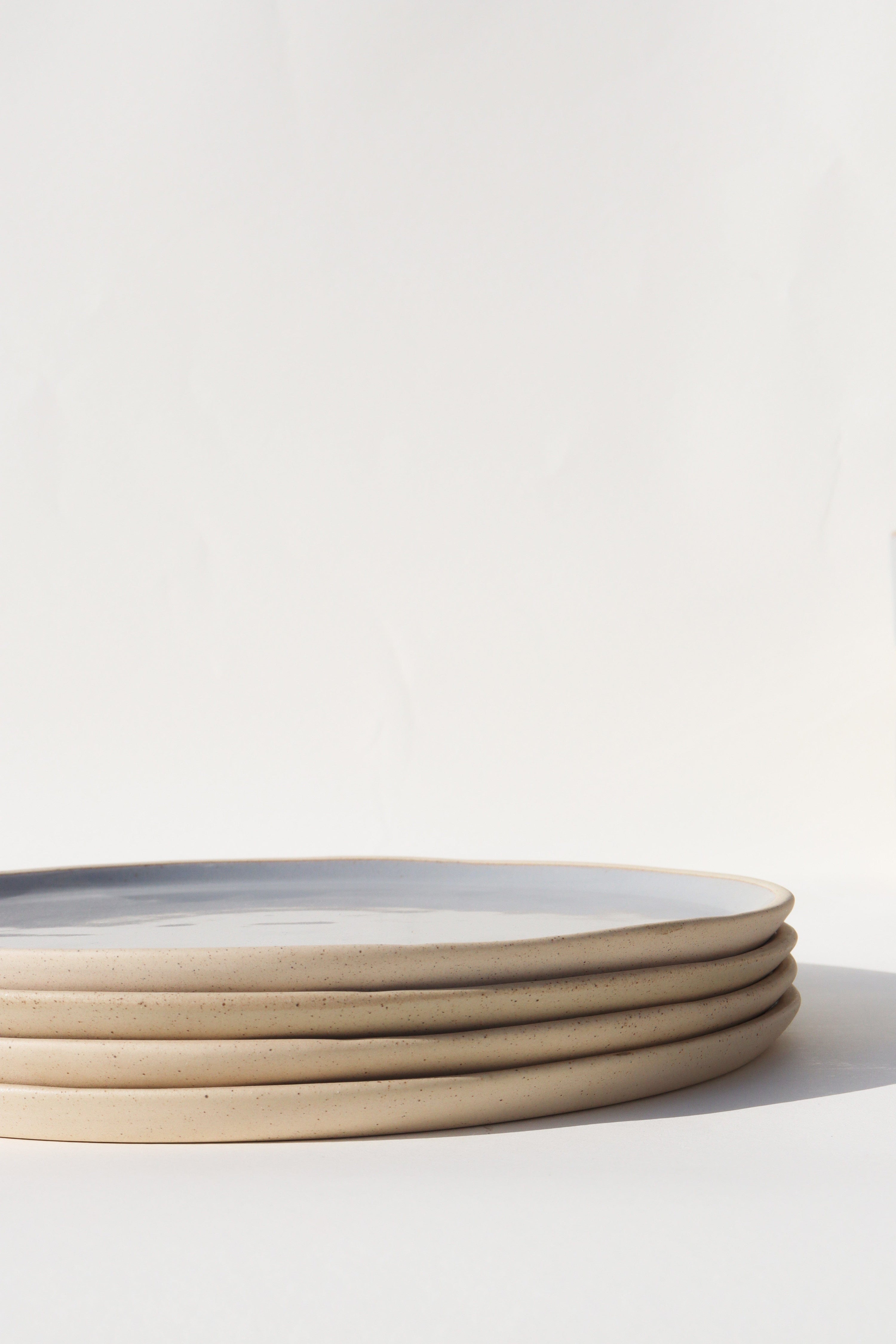 Glazed Garage Ceramics plates River Dinner Plate | Waterfall (Set of 4)