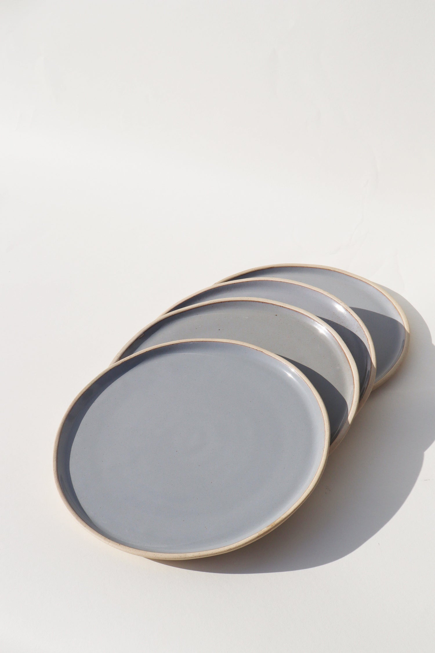 Glazed Garage Ceramics plates River Dinner Plate | Waterfall (Set of 4)