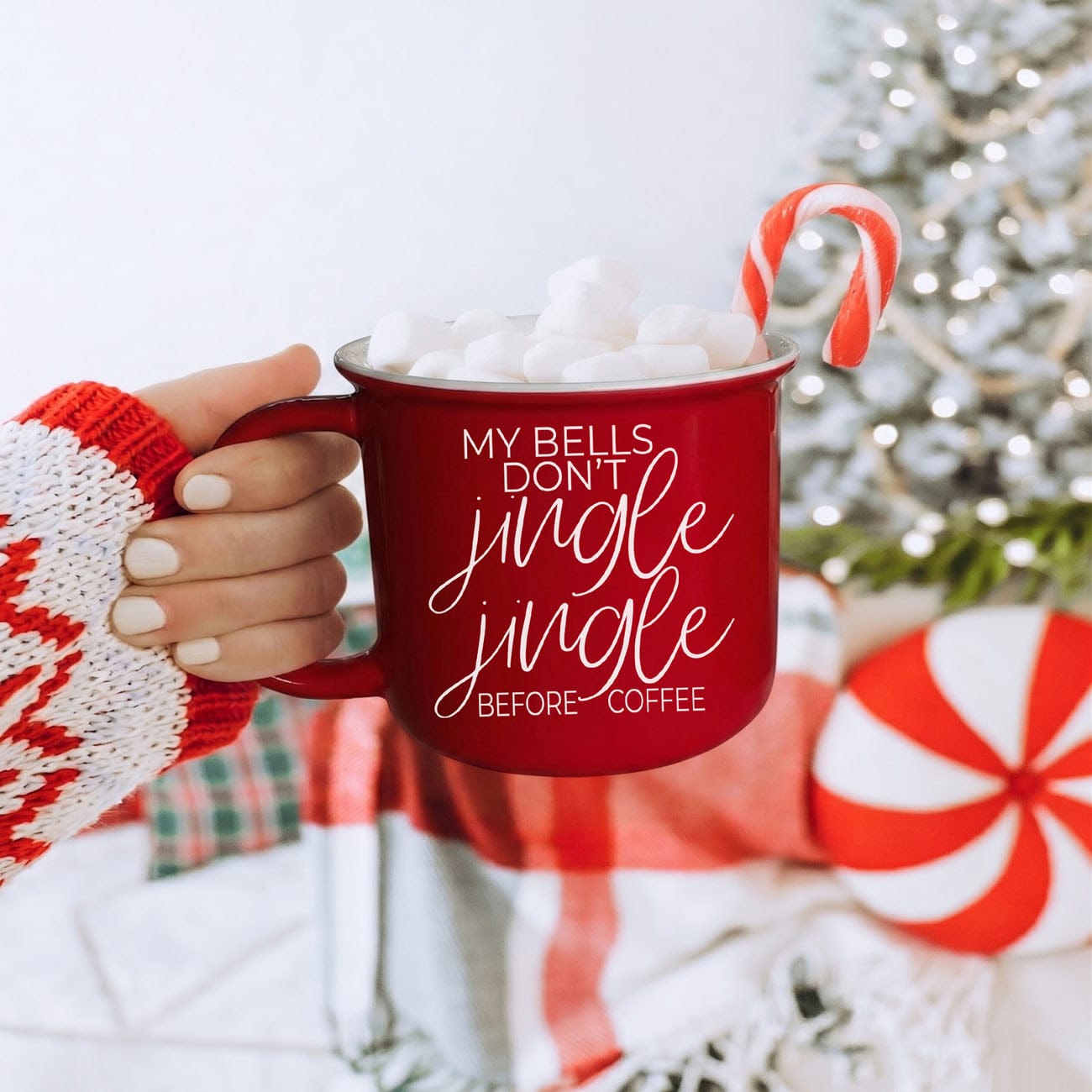 Gia Roma Coffee Mug, Red Jingle Jingle Mug