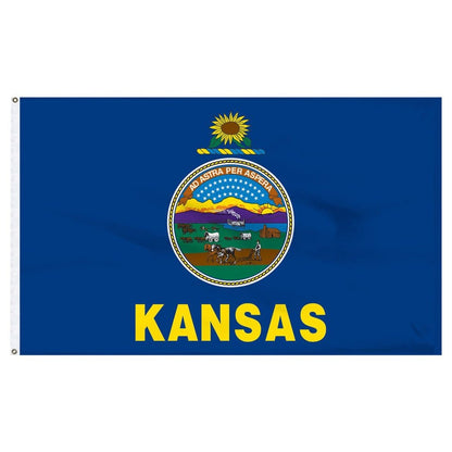 Flags Unlimited USA Nylon State Flags Kansas