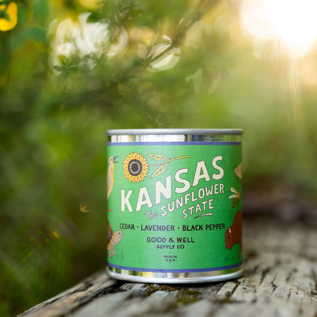 Kansas State Candle - My American Goods