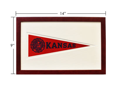 Vintage University of Kansas Hormel Pennant