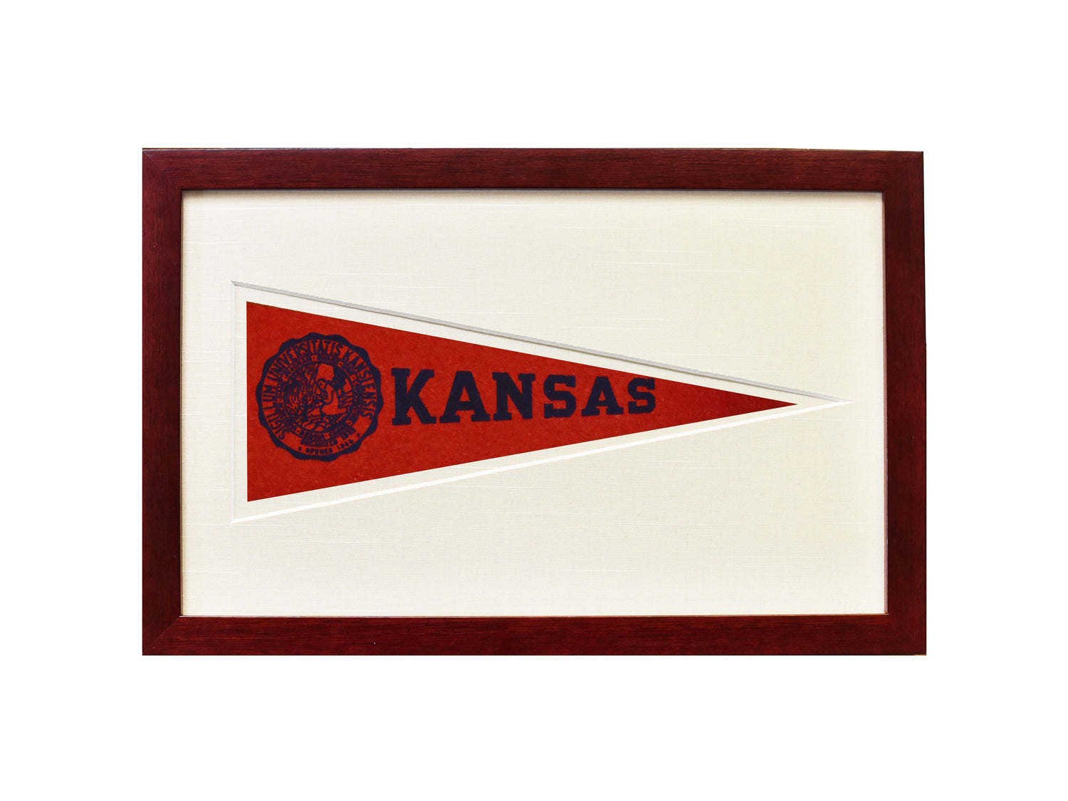 Vintage University of Kansas Hormel Pennant