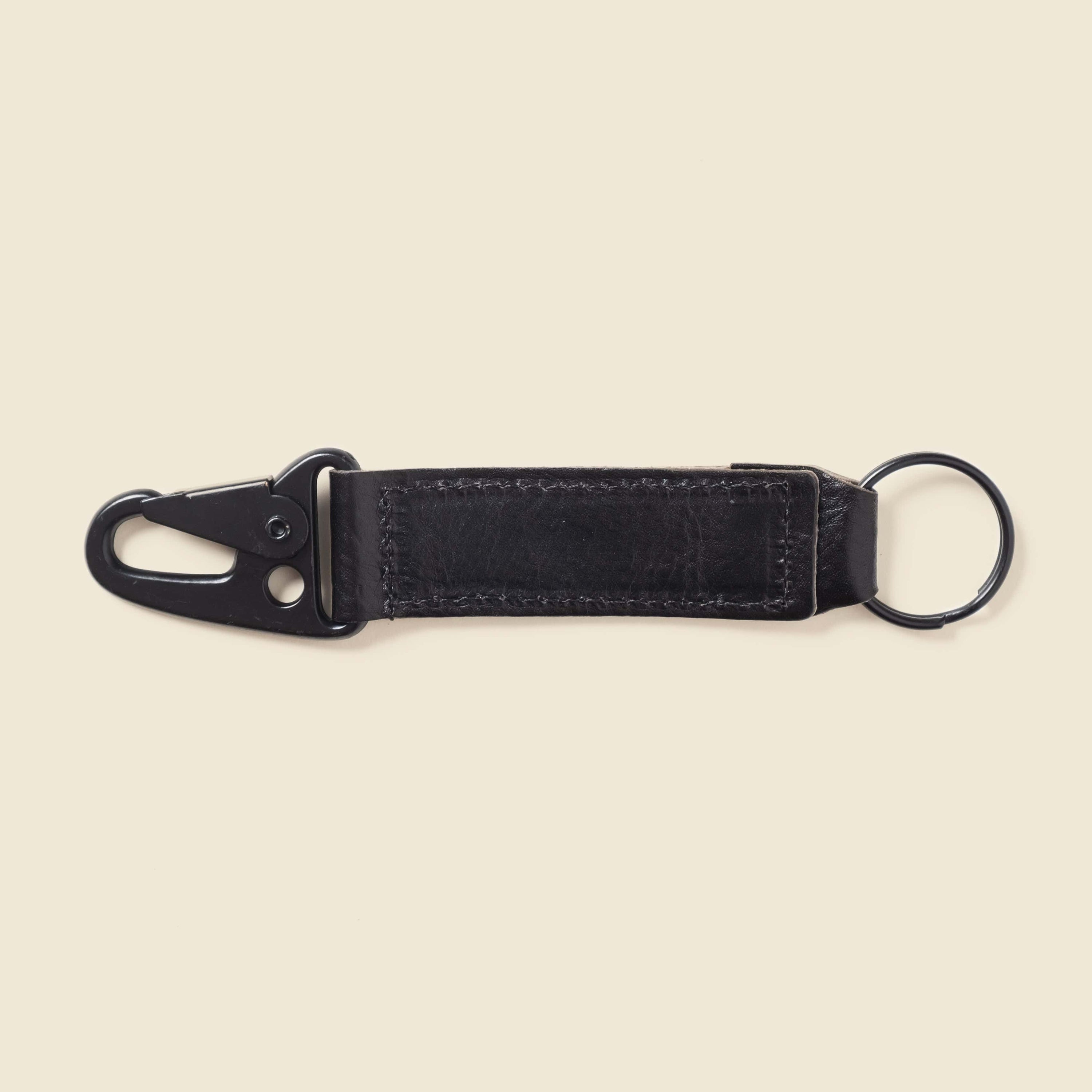 CASUPO Small Leather Goods None Keychain - Black