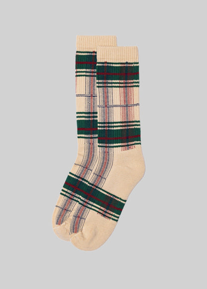 American Trench Socks khaki / One Size The McCallister Plaid Sock