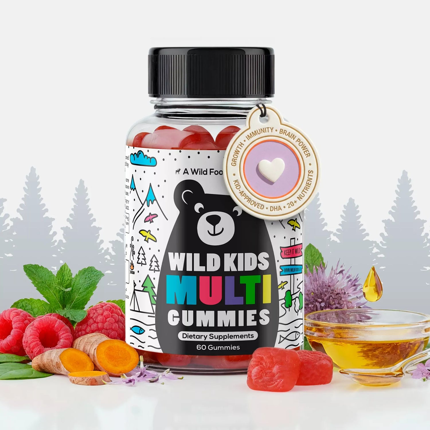 Wild Kids Multivitamin Gummies – Everyday Essentials in a Fruity Bite