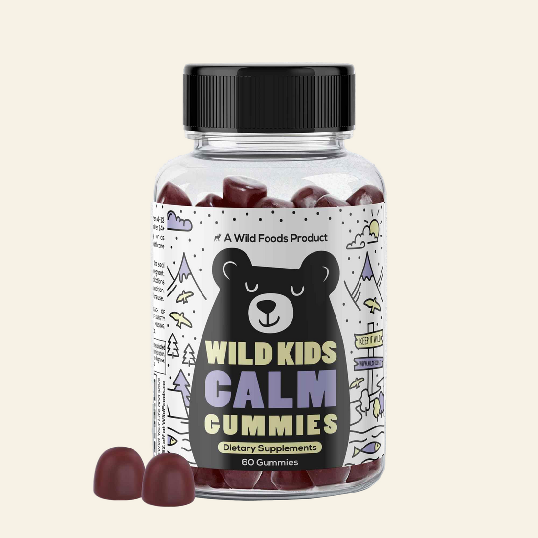 Wild Kids Calm Gummies – Relaxation &amp; Sleep Support