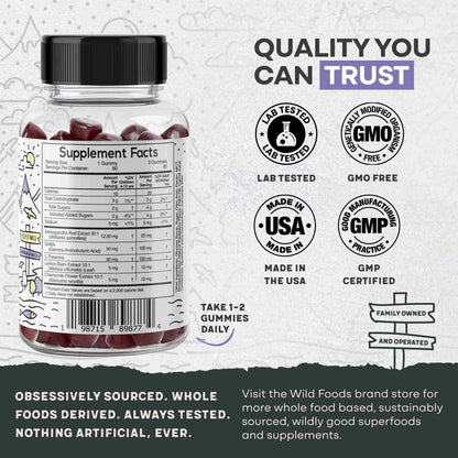 Wild Kids Calm Gummies – Relaxation &amp; Sleep Support - My American Goods