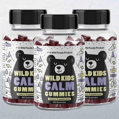 Wild Kids Calm Gummies – Relaxation &amp; Sleep Support - My American Goods