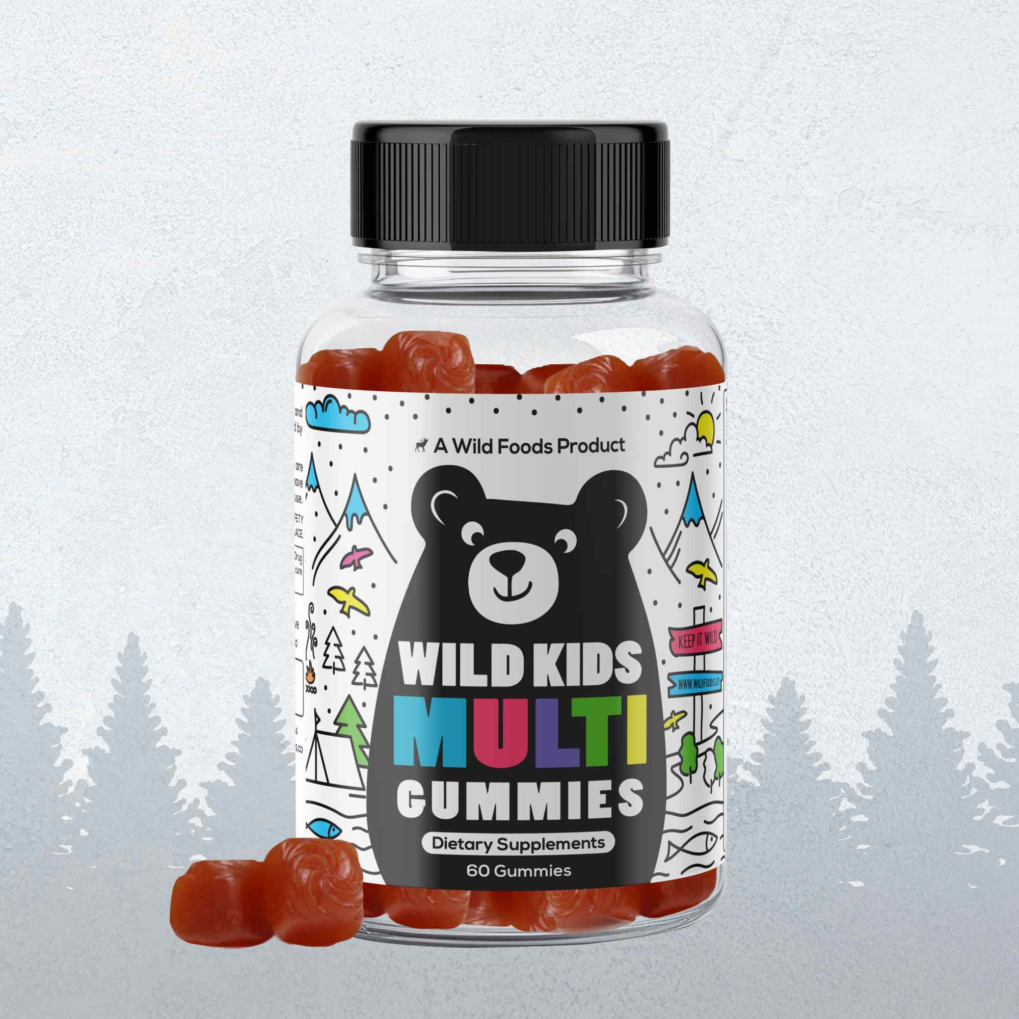 Wild Kids Multivitamin Gummies – Growth Support For Strong &amp; Healthy Kids - My American Goods