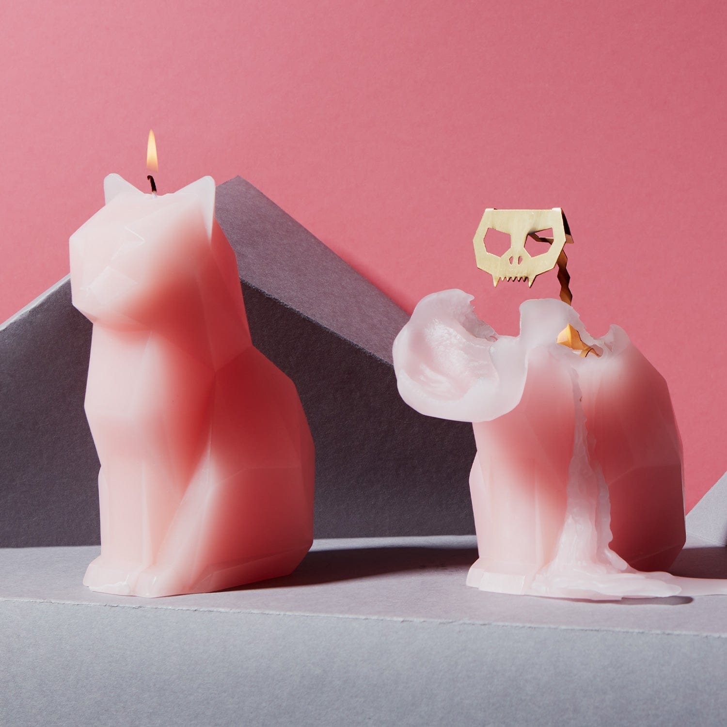 54Celsius PyroPet Kisa (Cat) PyroPet Kisa Cat Candle - Light Pink