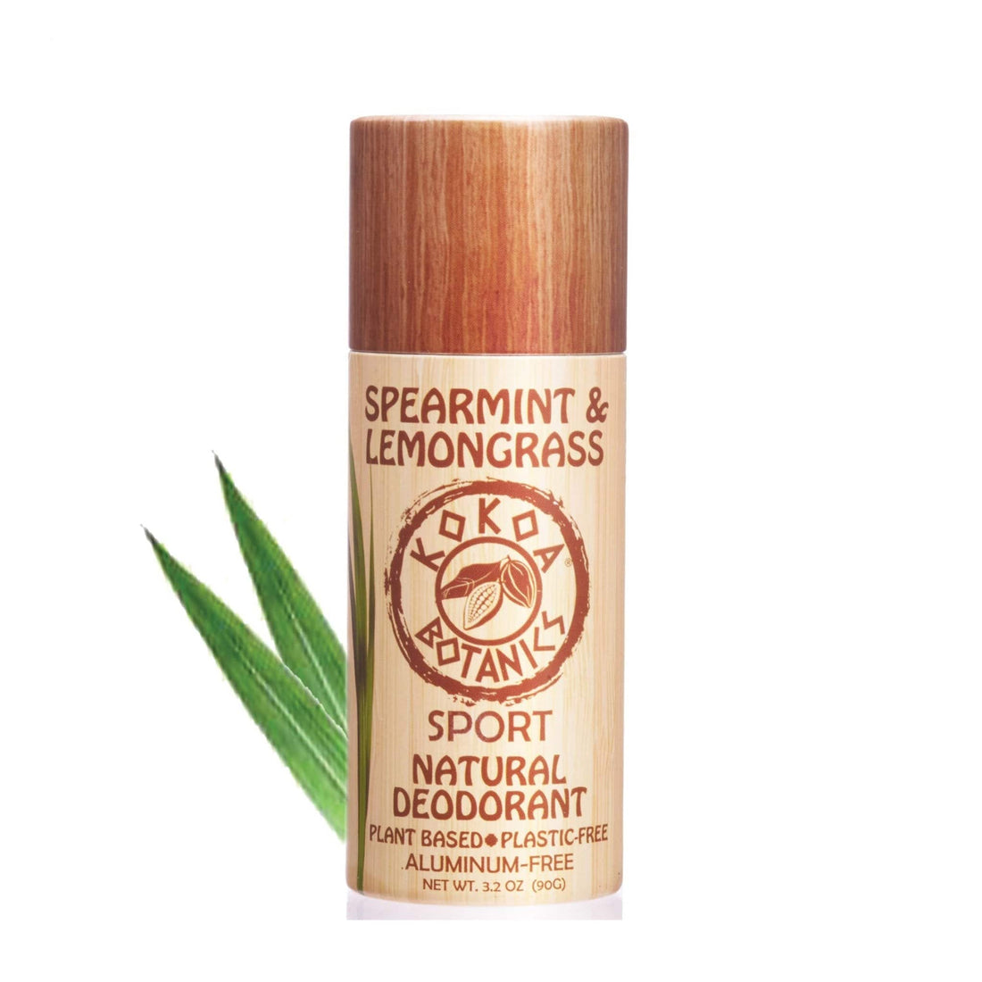 KOKOA BOTANICS deodorant Lemongrass and Spearmint - Natural Deodorant 3.2 oz