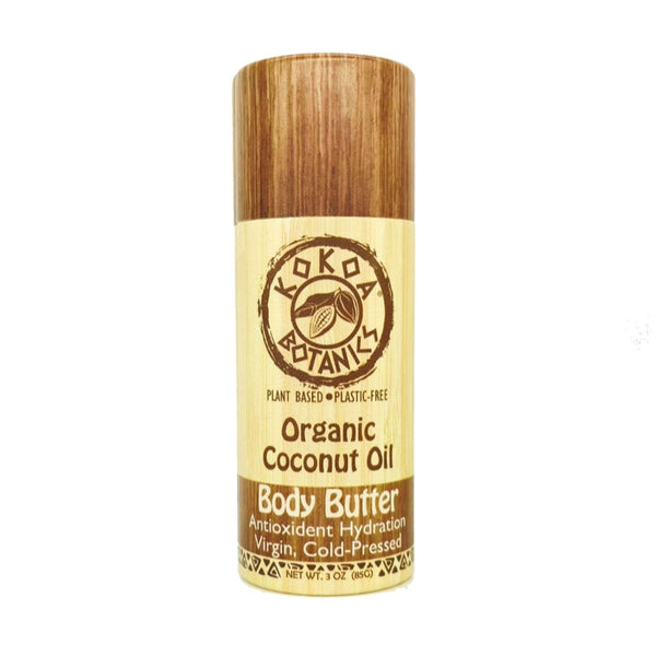 KOKOA BOTANICS Health & Beauty Coconut Oil - Body Butter - Lotion Bar - Organic - 3 oz