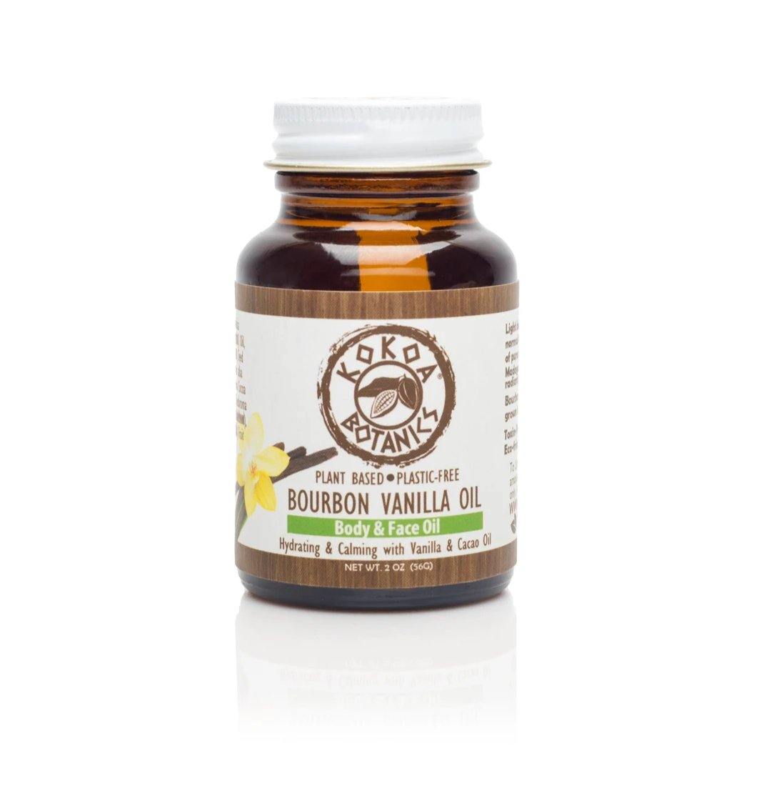 KOKOA BOTANICS face oil Bourbon Vanilla Body &amp; Face Oil - Hydrate &amp; Calm - 2 oz
