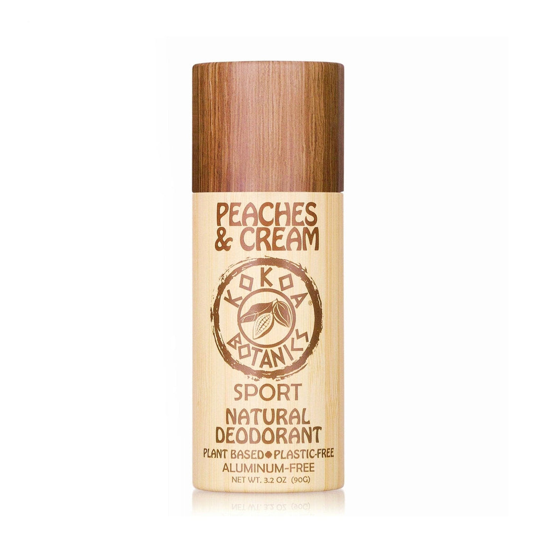 KOKOA BOTANICS natural deodorant 1 Pack Peaches and Cream - Natural Deodorant - Organic 3.2 oz