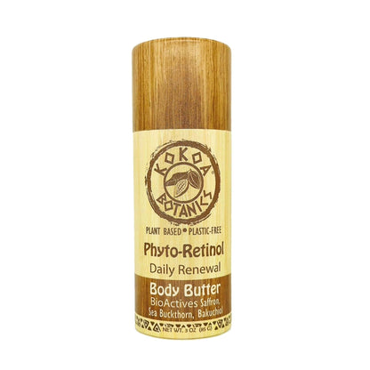 KOKOA BOTANICS body butter Phyto-Retinol Daily Renewal – BioActives Saffron - Sea Buckthron and Bakuchiol