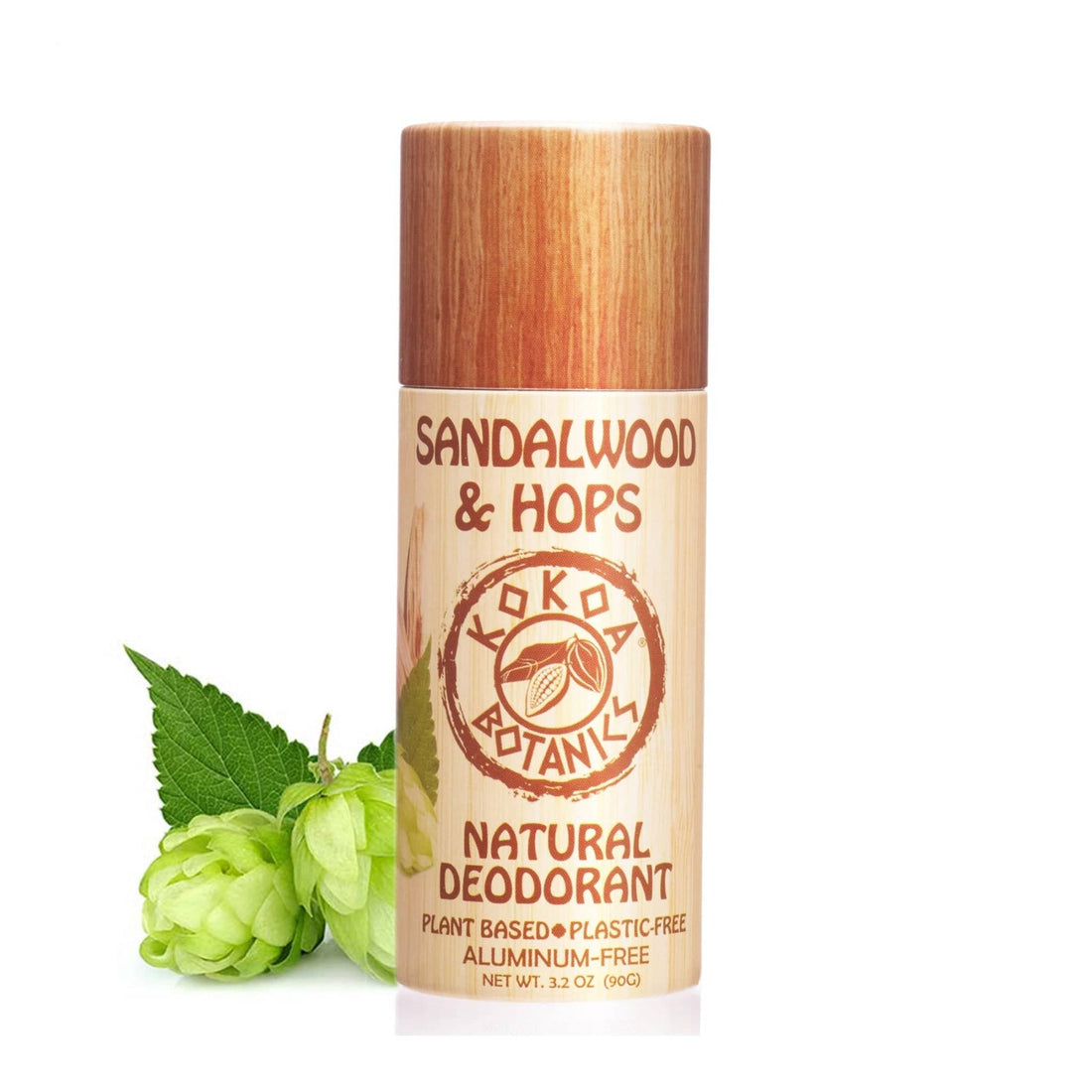 KOKOA BOTANICS deodorant Natural Deodorant - Sandalwood and Hops 3.2 oz