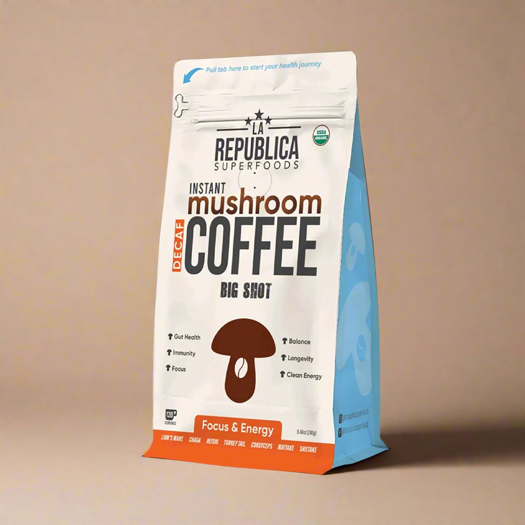 DECAF BIG SHOT INSTANT MUSHROOM COFFEE - My American Goods