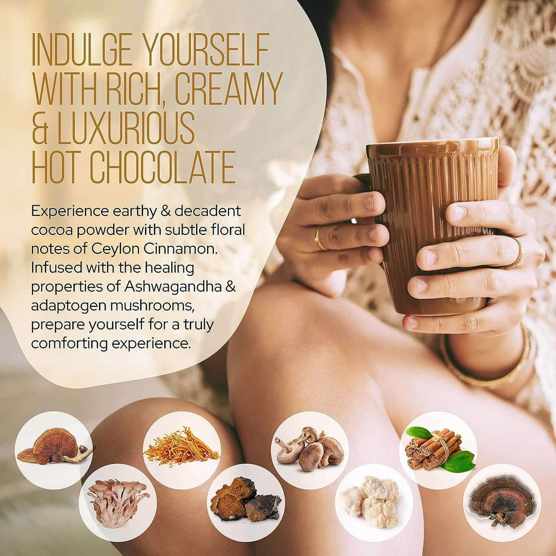 Hot Chocolate Mushroom 8 Oz Bag - My American Goods