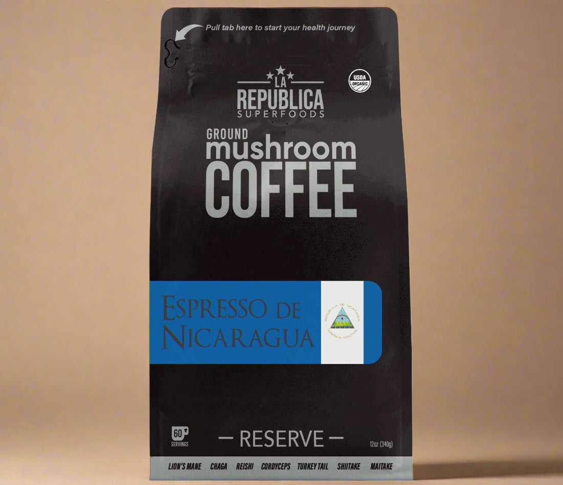 Mushroom Espresso Nicaraguan Fine-Ground RESERVE - My American Goods