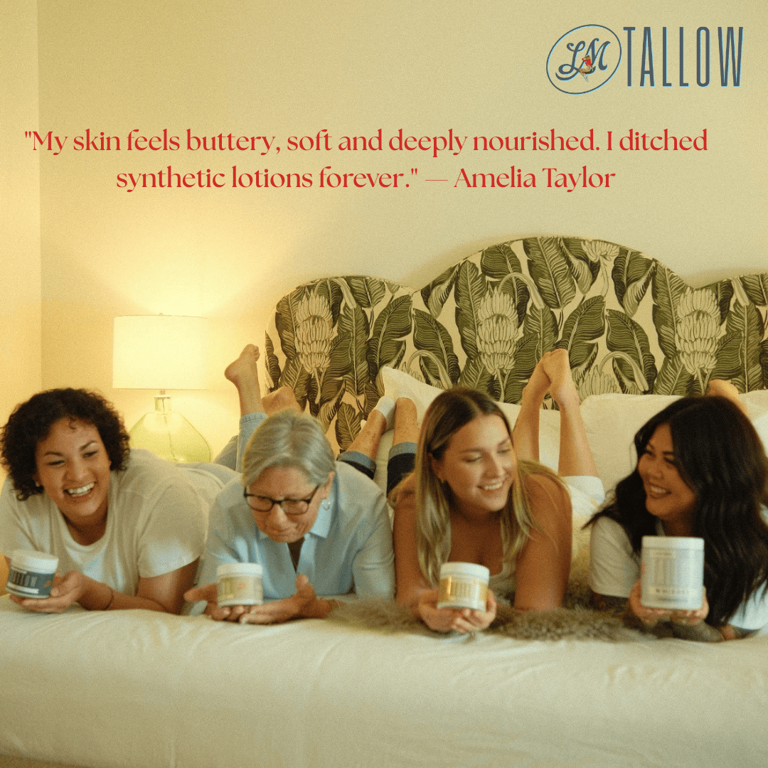 Lady May Tallow Body Cream/Lotion Unscented Tallow Balm – All-Natural Beef Tallow Moisturizer