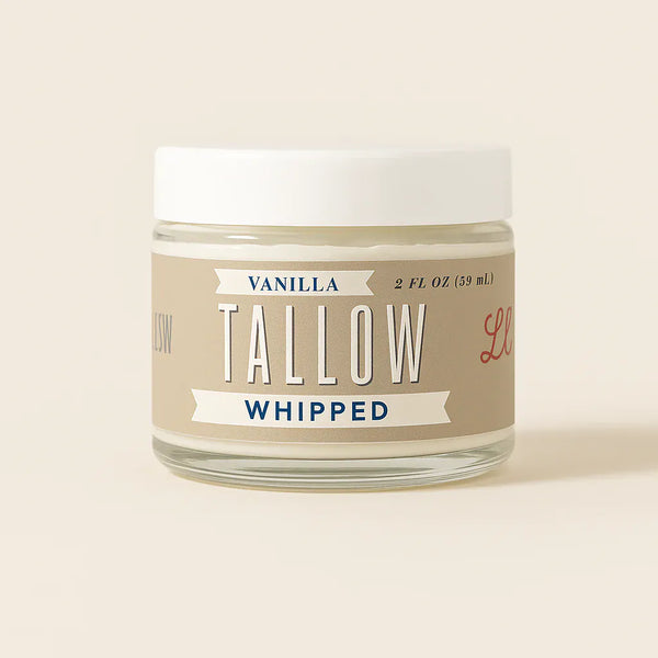 Lady May Tallow Body Cream/Lotion 2 oz Vanilla Whipped Tallow Moisturizer