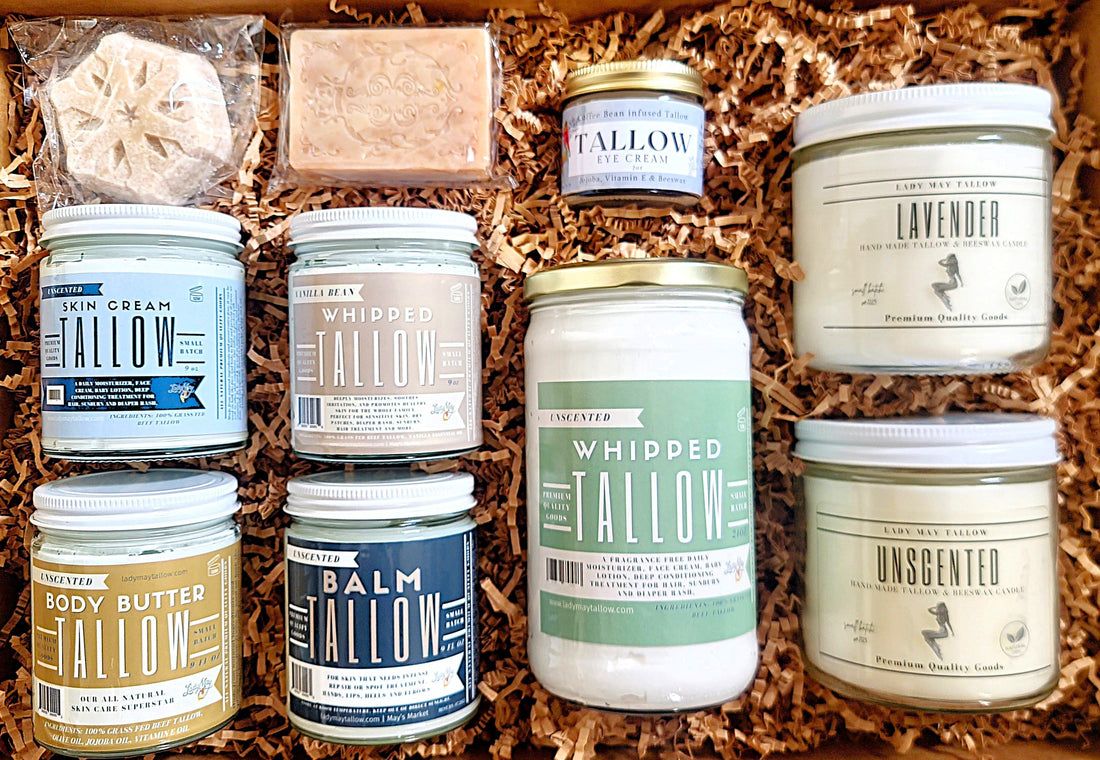 Ultimate in skin pampering with The Lady May Ultimate Tallow Skincare Gift Box