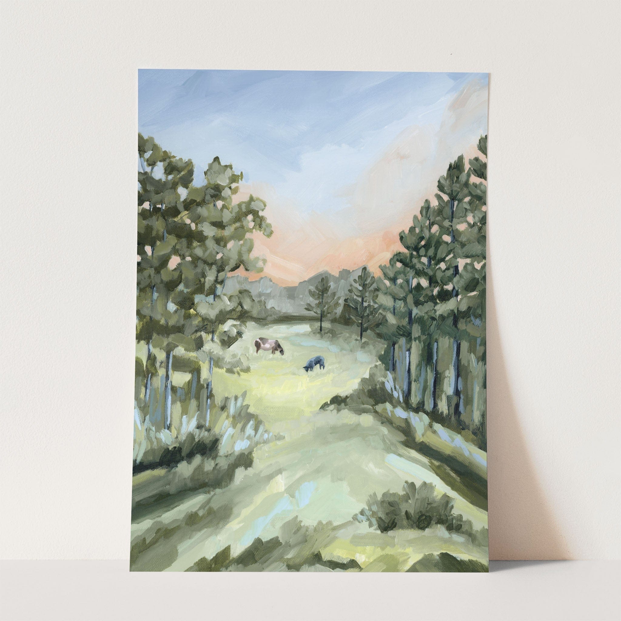 Katie Garrison Art Print Paper Print / 5x7 in / No Frame "Land We Love" Art Print
