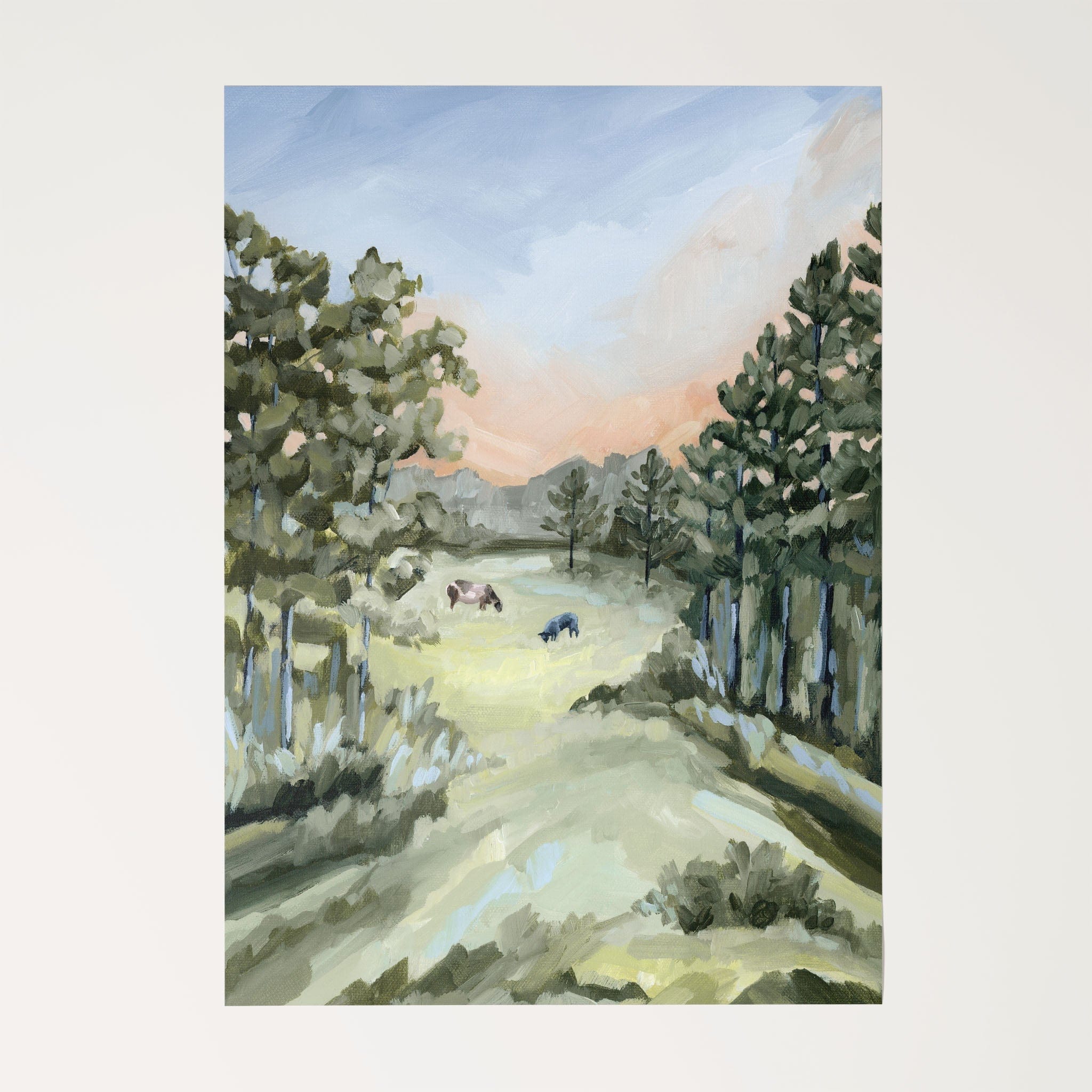 Katie Garrison Art Print Rolled Canvas / 8x10 in / No Frame "Land We Love" Art Print