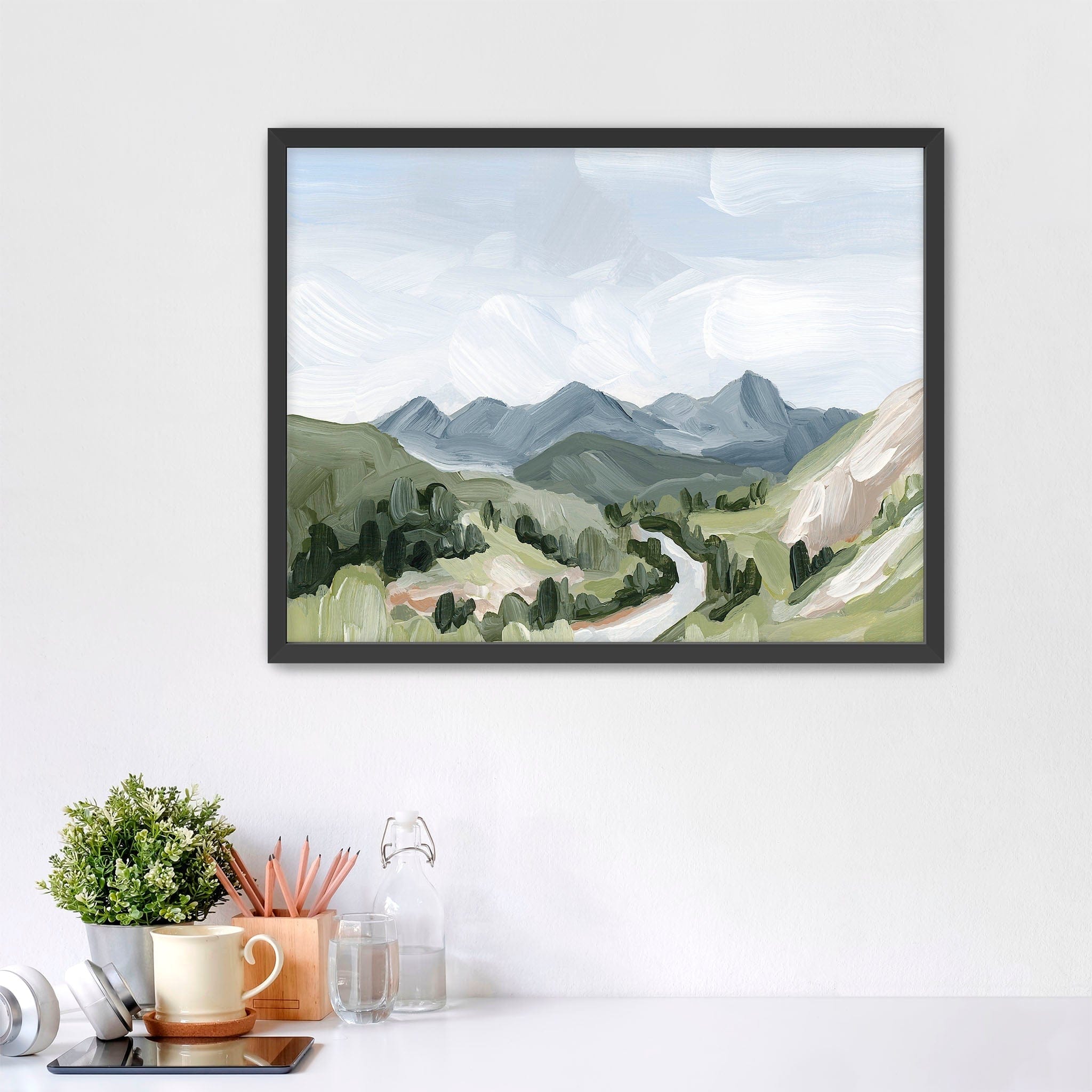 Katie Garrison Art Print Paper Print / 5x7 in / Black Frame "Last Six Miles" Art Print