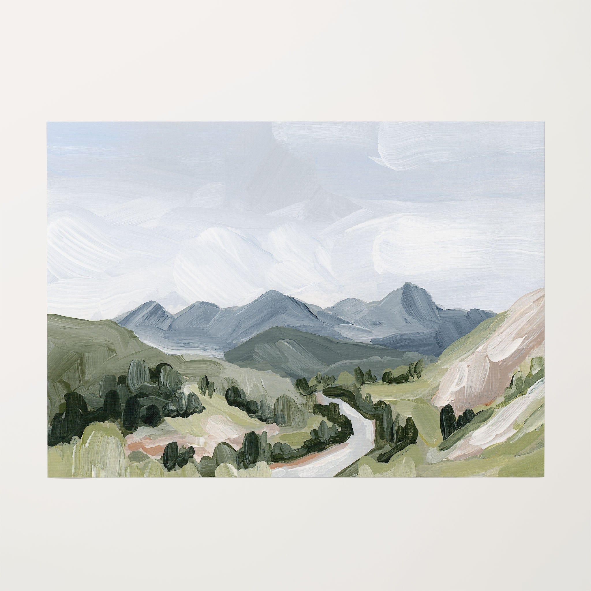Katie Garrison Art Print Rolled Canvas / 8x10 in / No Frame "Last Six Miles" Art Print