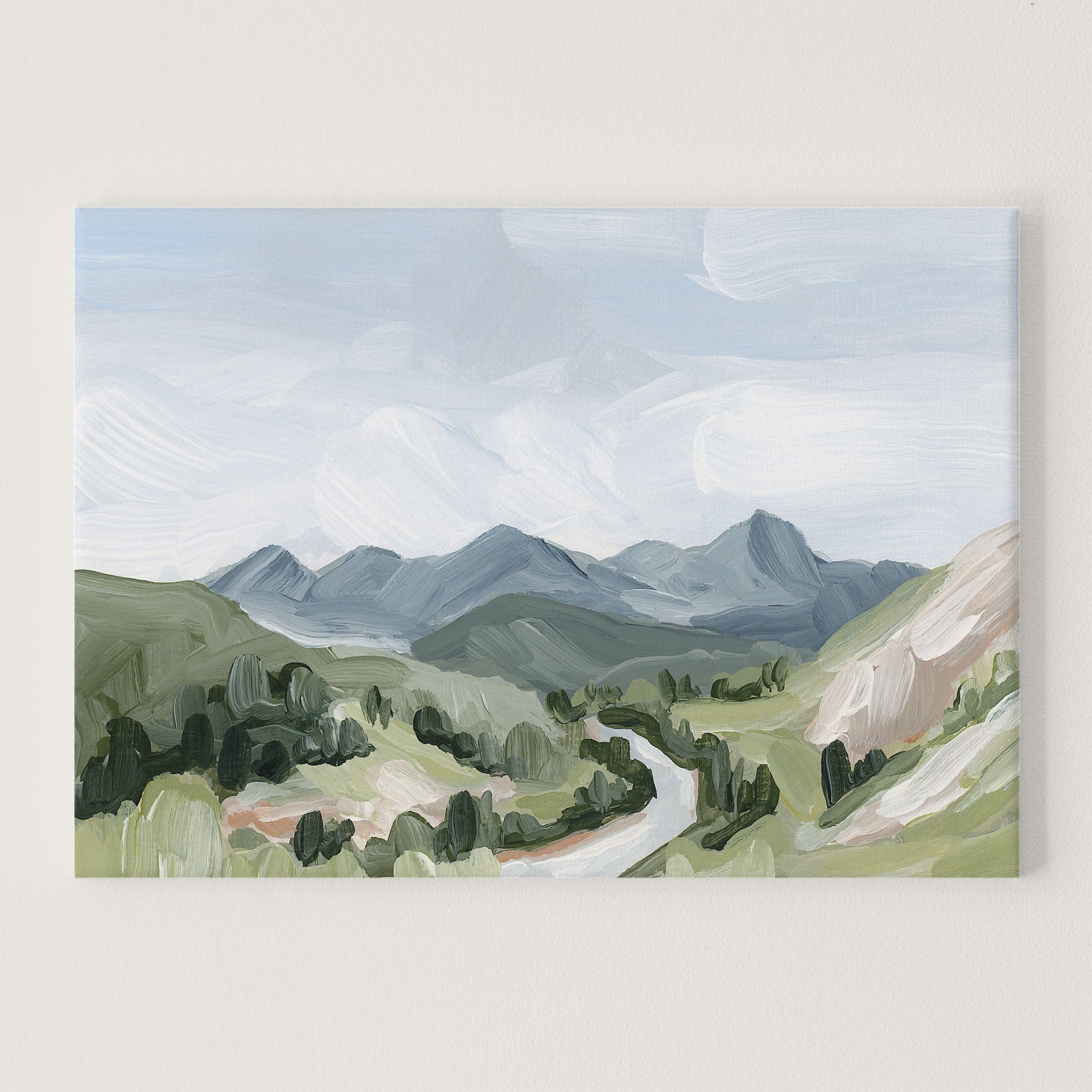 Katie Garrison Art Print Stretched Canvas / 8x10 in / No Frame "Last Six Miles" Art Print