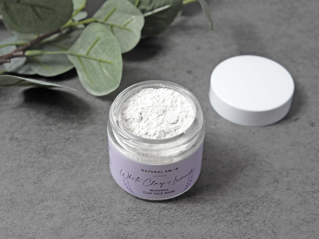 Lavender White Clay Mask 2oz Jar