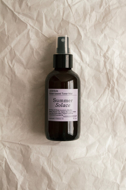 Lavender &amp; White Lotus Toner – Organic Floral Mist | 4 oz (New Formula) - My American Goods