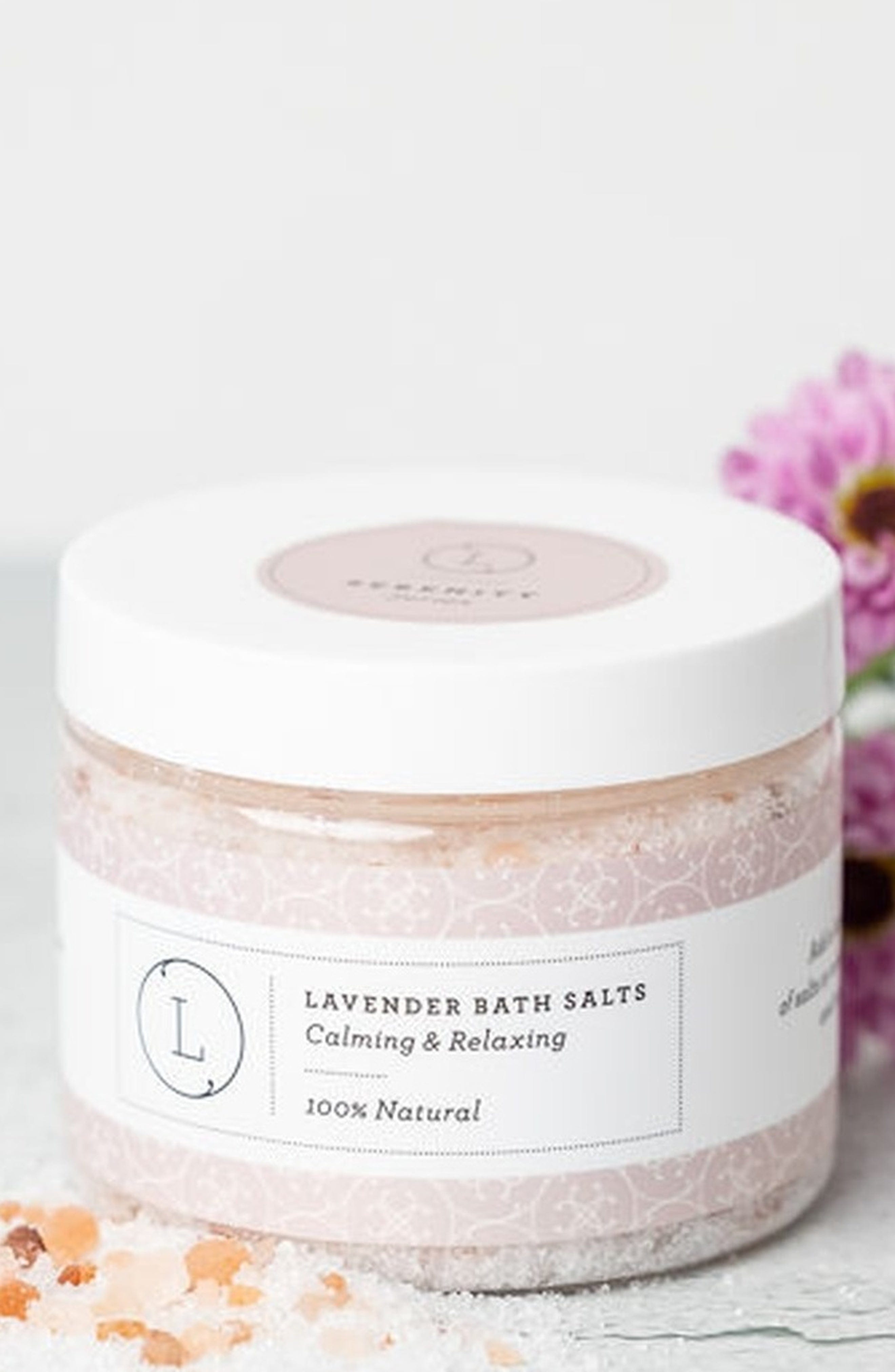Lizush BATH SALTS Lavender Natural Bath Salt Soak