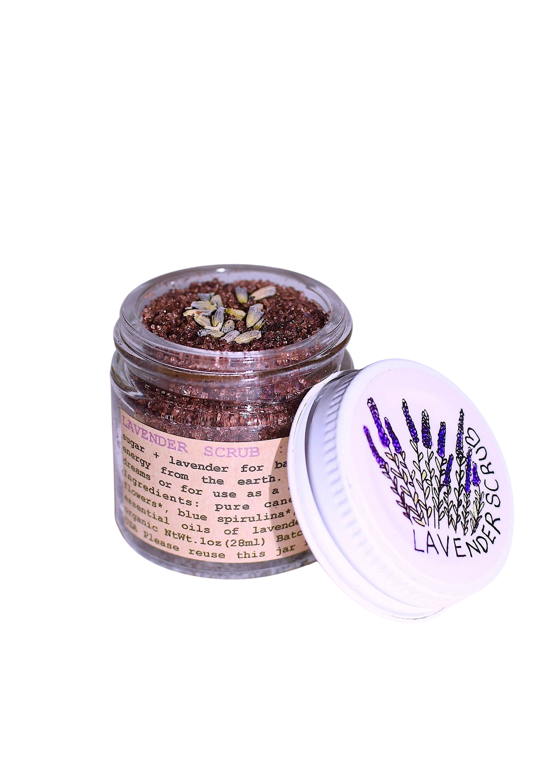plant makeup Face Makeup Lavender Scrub