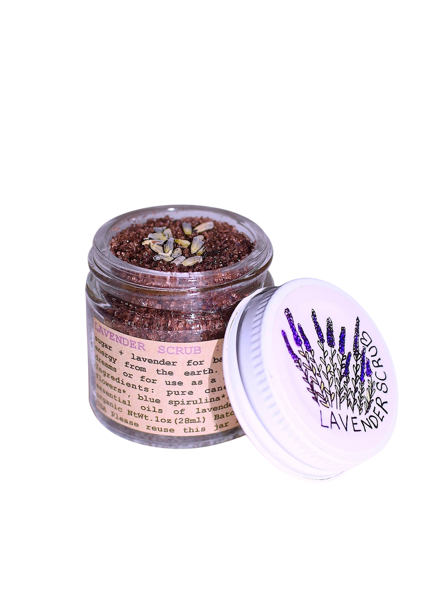 plant makeup Face Makeup Lavender Scrub