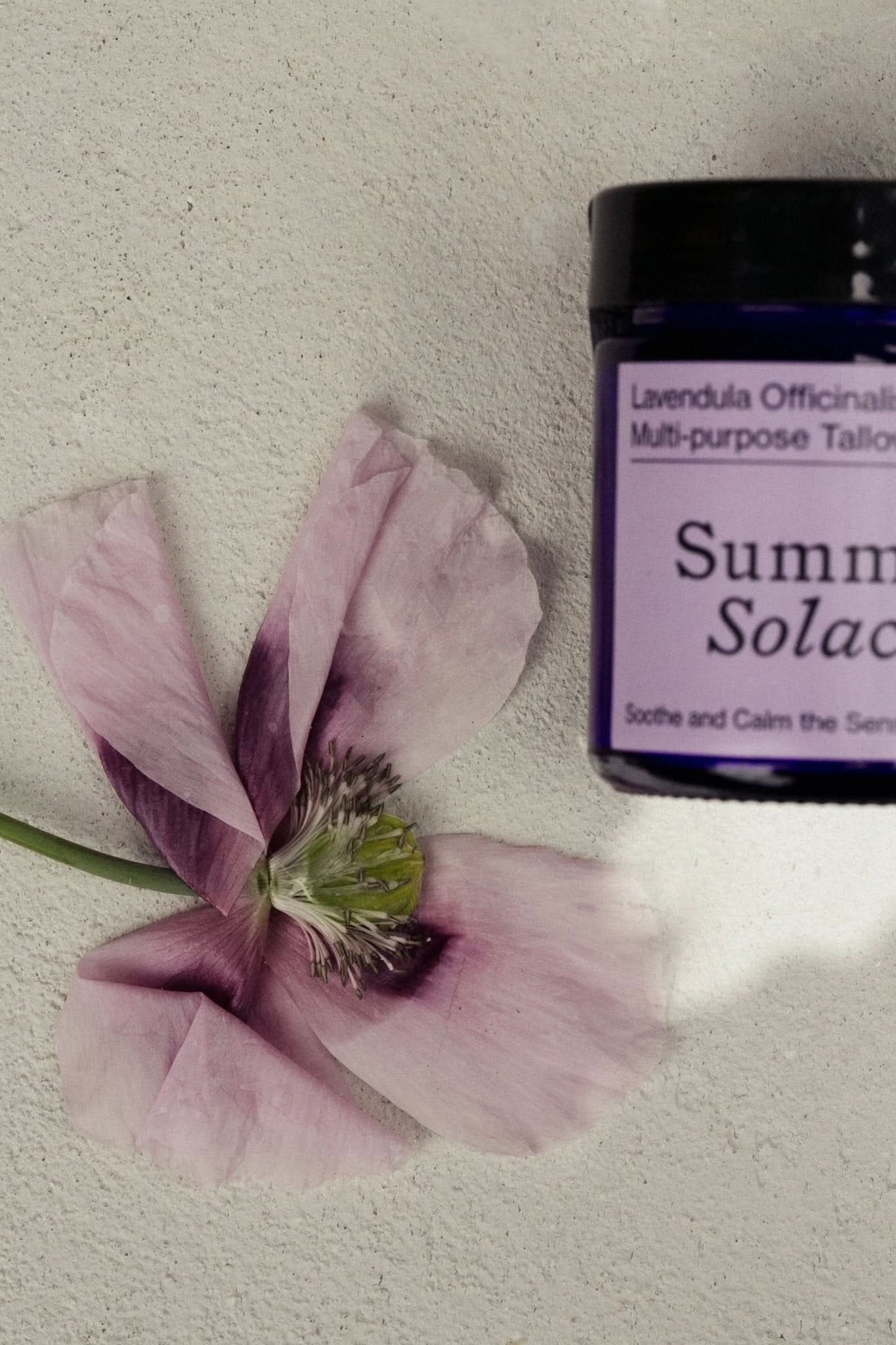 Summer Solace Tallow Tallow Balm Lavendula Balm – Calming Floral Blend | Lavender &amp; Golden Champa
