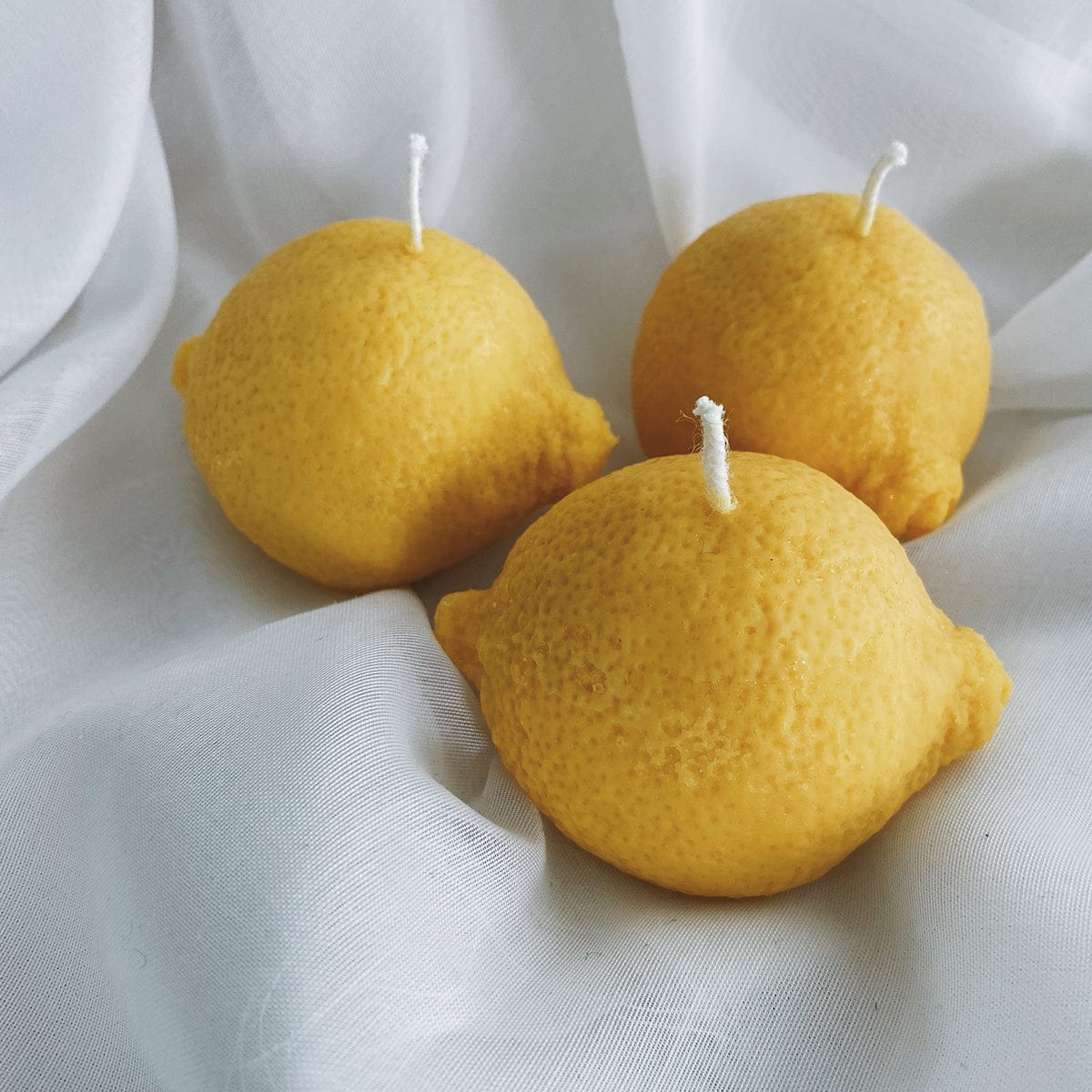 Scandles Farmers Markets Lemon / Citrus Peel / H: 2” W: 3” D: 2” Lemon - 3 Pack