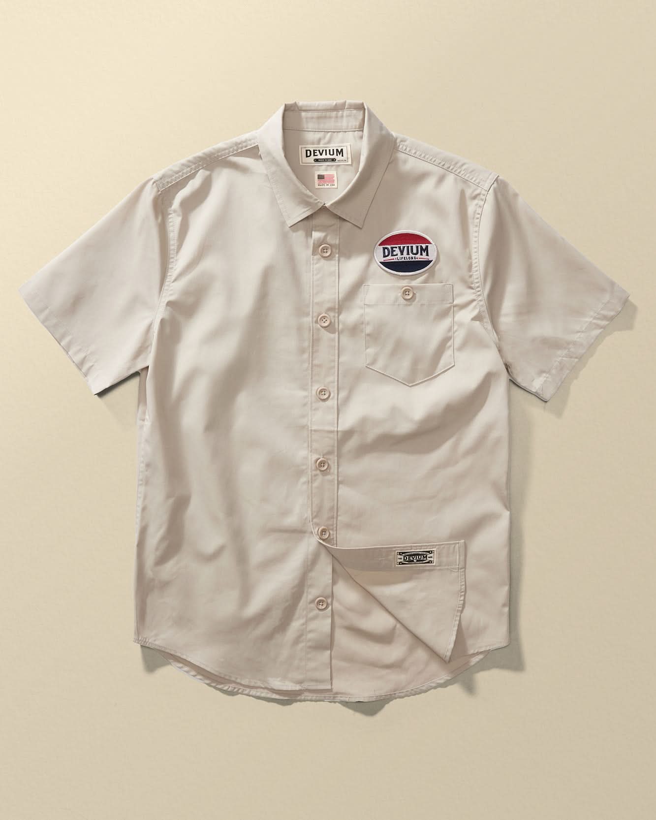 Devium Shirts Oatmeal / S Leroy Shop Shirt