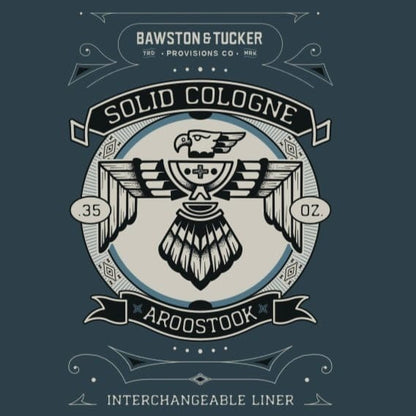 Bawston &amp; Tucker Solid Cologne Aroostook Liner Only For Solid Cologne Metal Vessel- .35 oz
