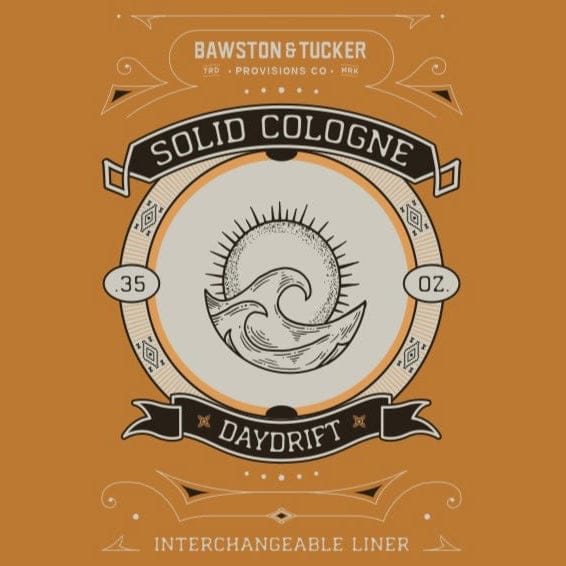 Bawston &amp; Tucker Solid Cologne Daydrift Liner Only For Solid Cologne Metal Vessel- .35 oz