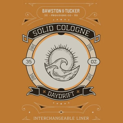 Bawston &amp; Tucker Solid Cologne Daydrift Liner Only For Solid Cologne Metal Vessel- .35 oz